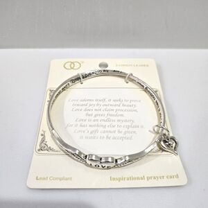 Inspirational Bangle Bracelet